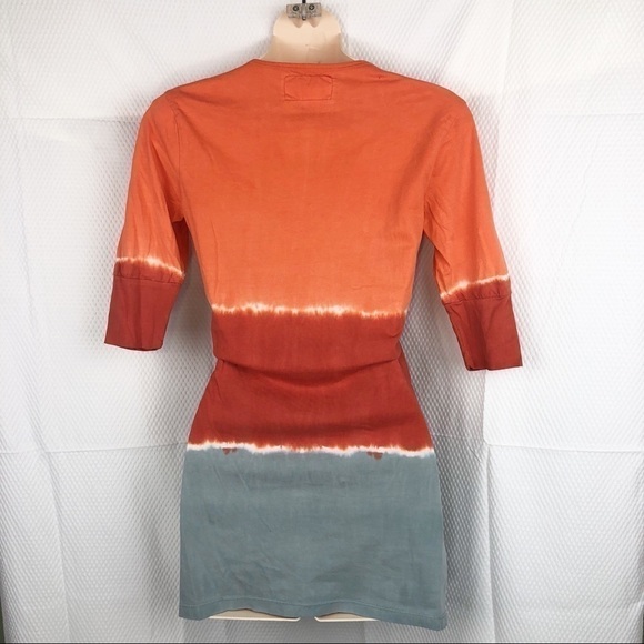 NEW-GYPSY 05 Anthropologie TieDye BoHo V-Neck Top - Picture 2 of 7